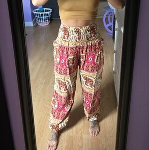 Elephant harem pants size small